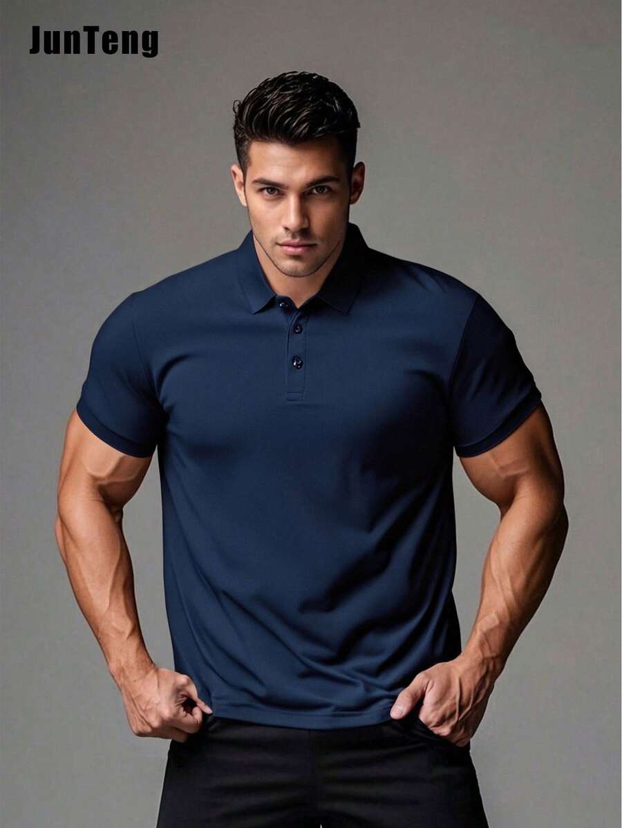 Herren Casual Atmungsaktives E – Polo Shirt Pique Bewertung und Preis