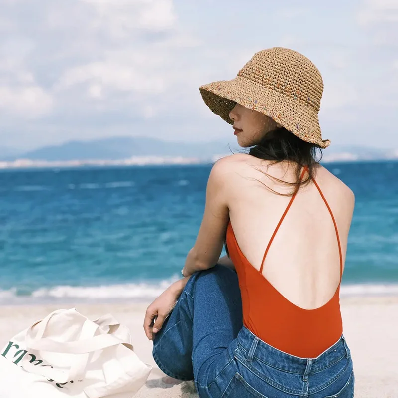 Sommer-Sonnenhüte für Damen, S – Bucket Hat Straw Bewertung und Preis
