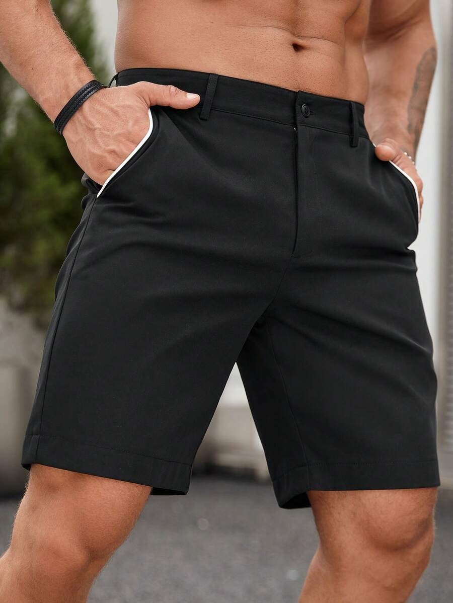 Herren-Chino-Shorts mit Kontra – Shorts Chino Slim Bewertung und Preis